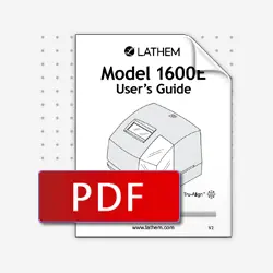 1600E User's Manual