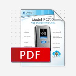 PC700 Brochure