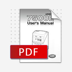 7500E User's Manual