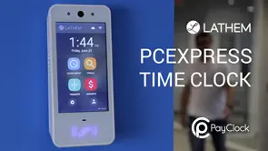 PayClock PCExpress Proximity Badge Touchscreen Time Clock