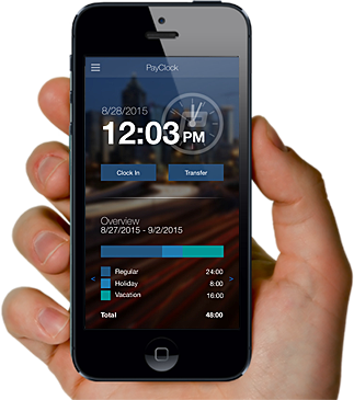 Employee Time Clock App, Time Card App - PayClock Online