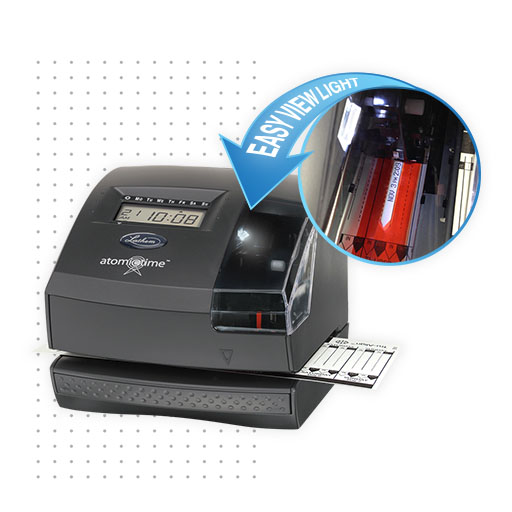 Lathem 1600E Atomic Time Clock with TruAlign