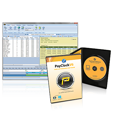 PayClock Desktop Software CD