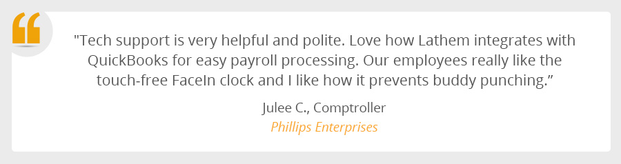A testimonial from Phillips Enterprises