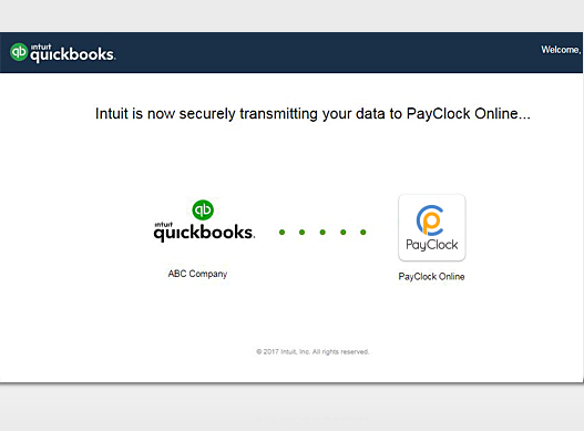 An image of how the Quickbooks Timeclock software works