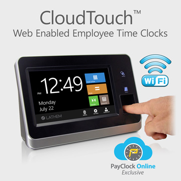 Quickbooks Time Clock Employee Tracking System Lathem
