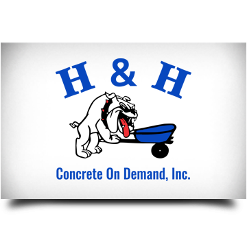 H and H Concrete On Demand logo