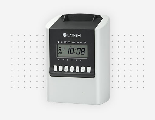 Lathem Model 700E Calculating Time Clock