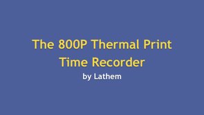 Lathem 800P Thermal Time Clock