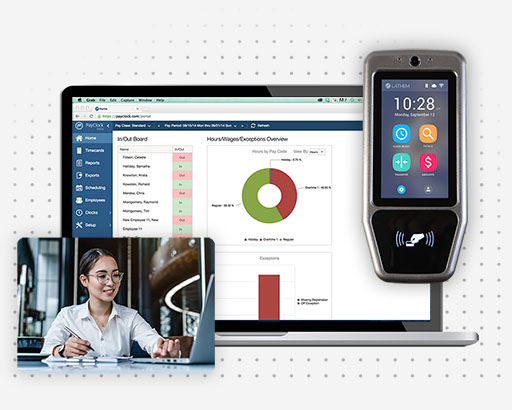 Online Time Clock Software for Employee Time Tracking | Lathem